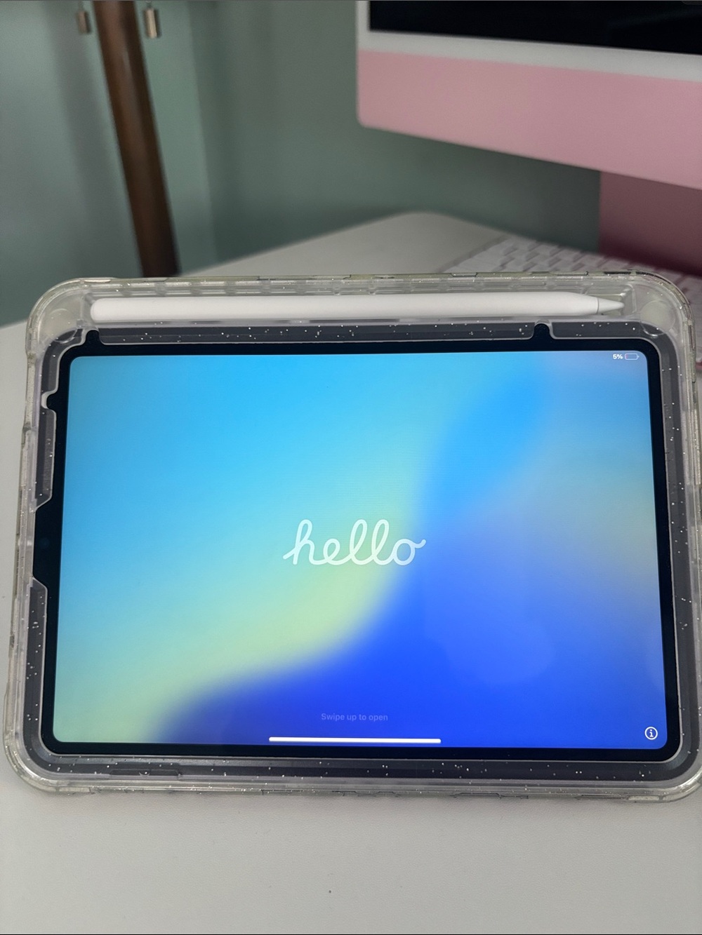 Apple iPad Mini (A17 Pro) 128GB Wi-Fi (Purple)+ Apple Pencil Pro + Amazon Case - Picture 16 of 16